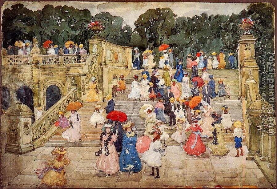 Maurice Brazil Prendergast : The Mall, Central Park II Maurice Brazil Prendergast : The Mall, Central Park II